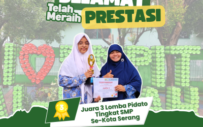 Siswa SMPIT Al-Izzah Raih Juara 3 Lomba Pidato Tingkat SMP se-Kota Serang